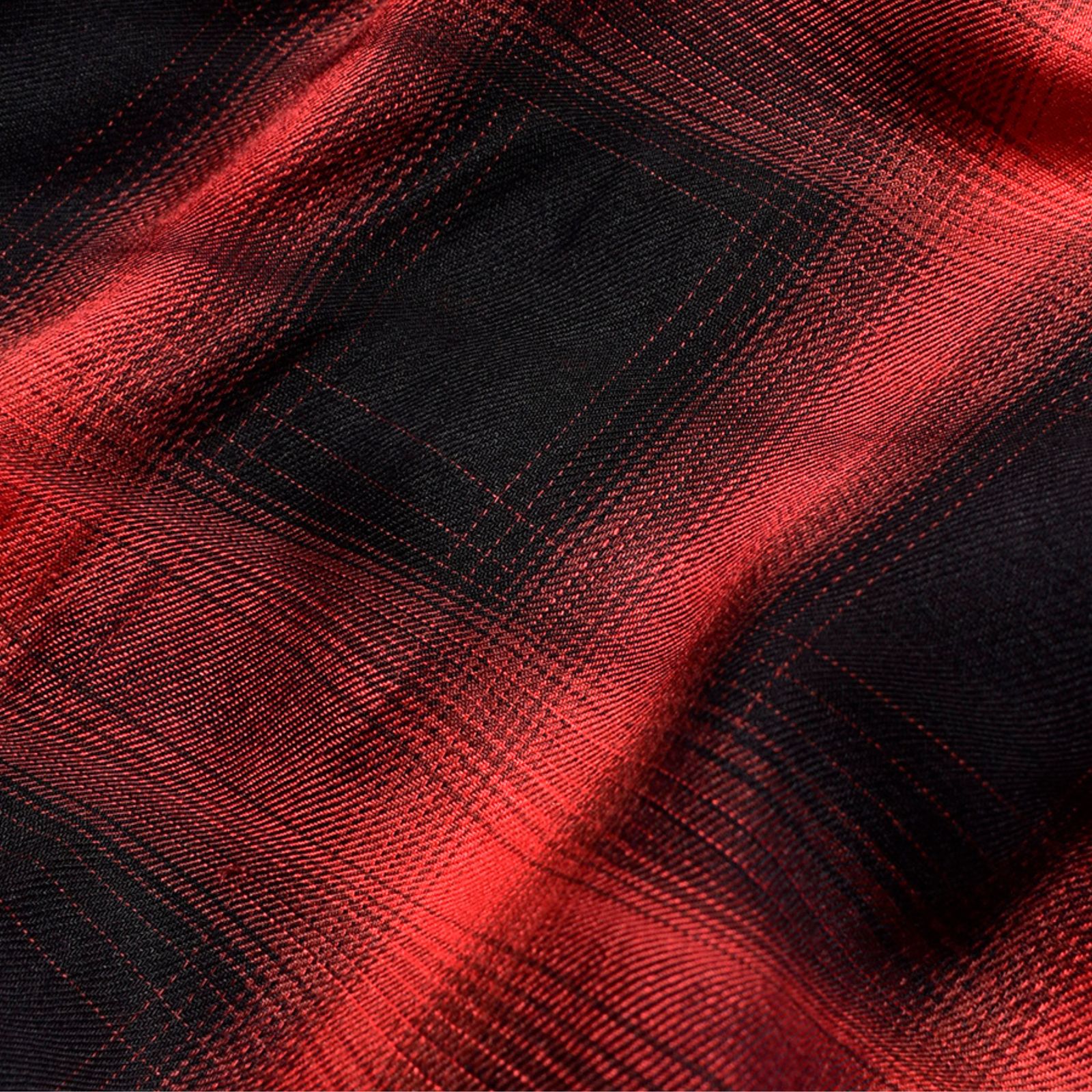 Distortion Ombre Check L/Western SH （RPT） / オンブレーチェック シャツ （レッド）