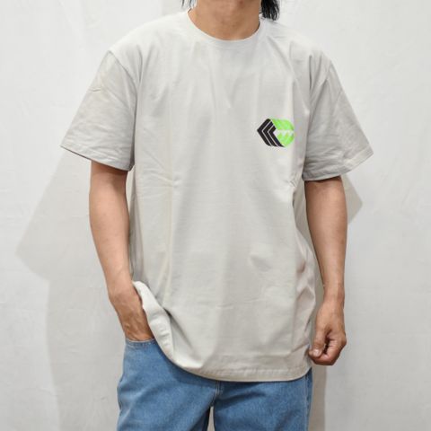 STRETCH TRADE MARK LOGO T-SHIRT (GRAY)