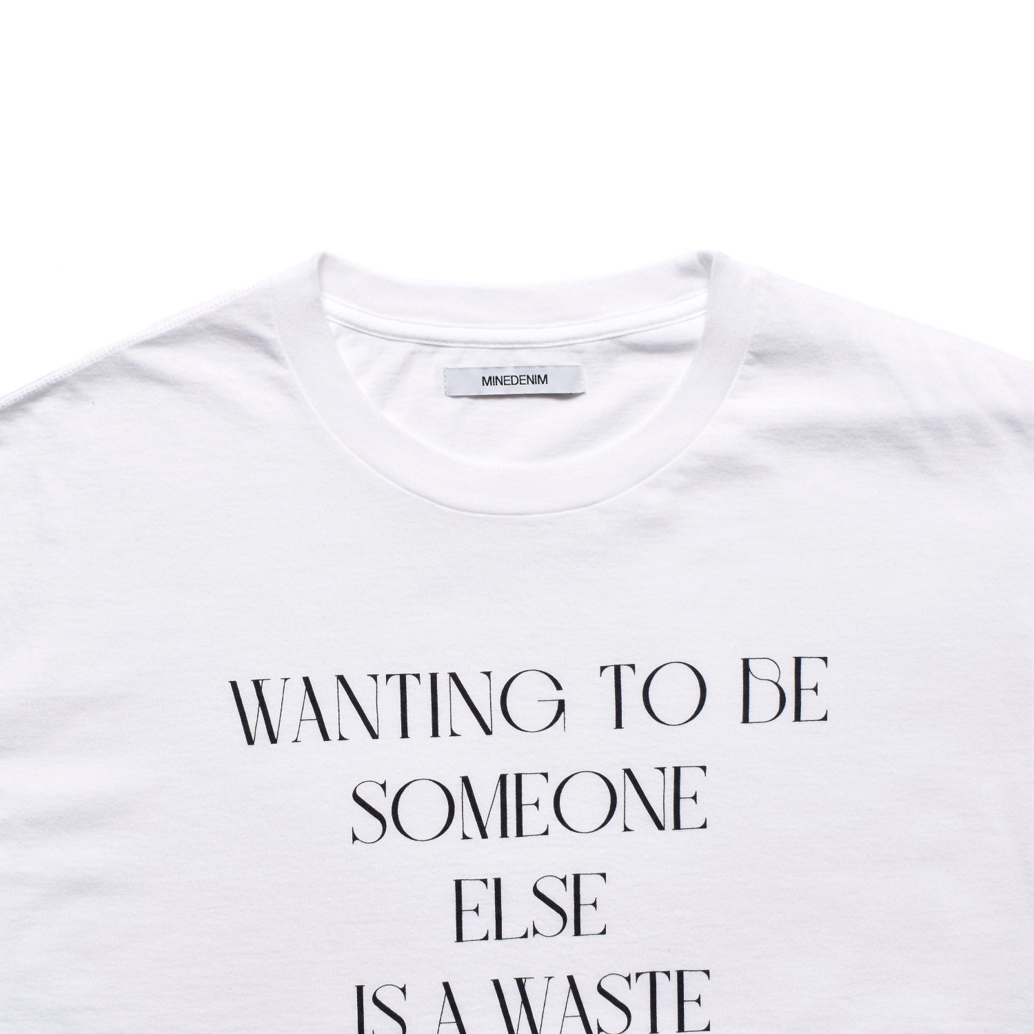 WANTING TO BE SOMEONE T-SH （WHITE） / プリントTシャツ （ホワイト） 2505-4001