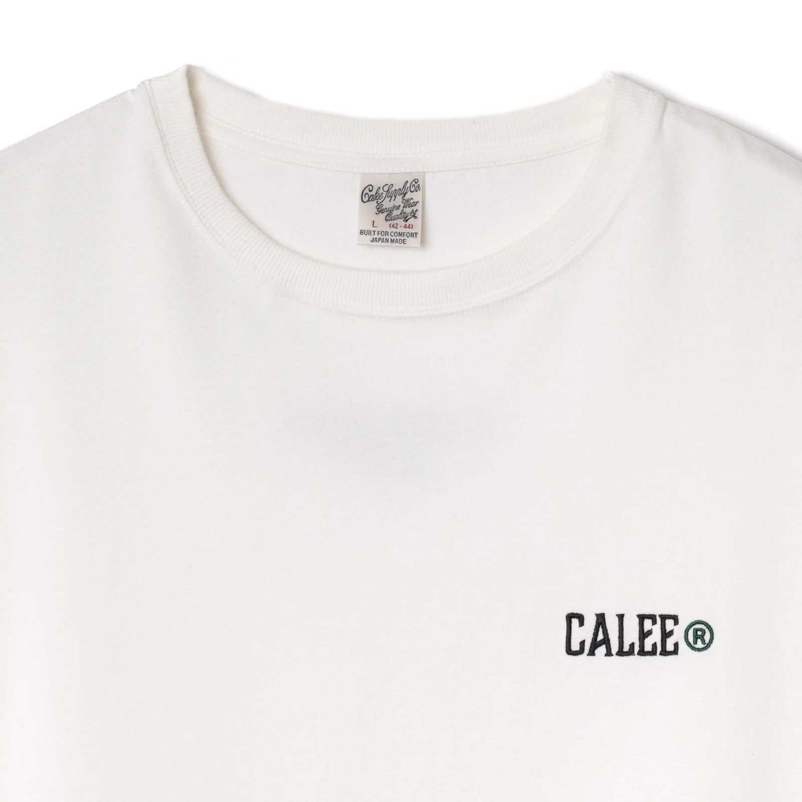 S.V.D.S.H DROP S/S TEE ＜EXCLUSIVE＞ (WHITE) / ドロップショルダー ロゴ刺繍 Tシャツ