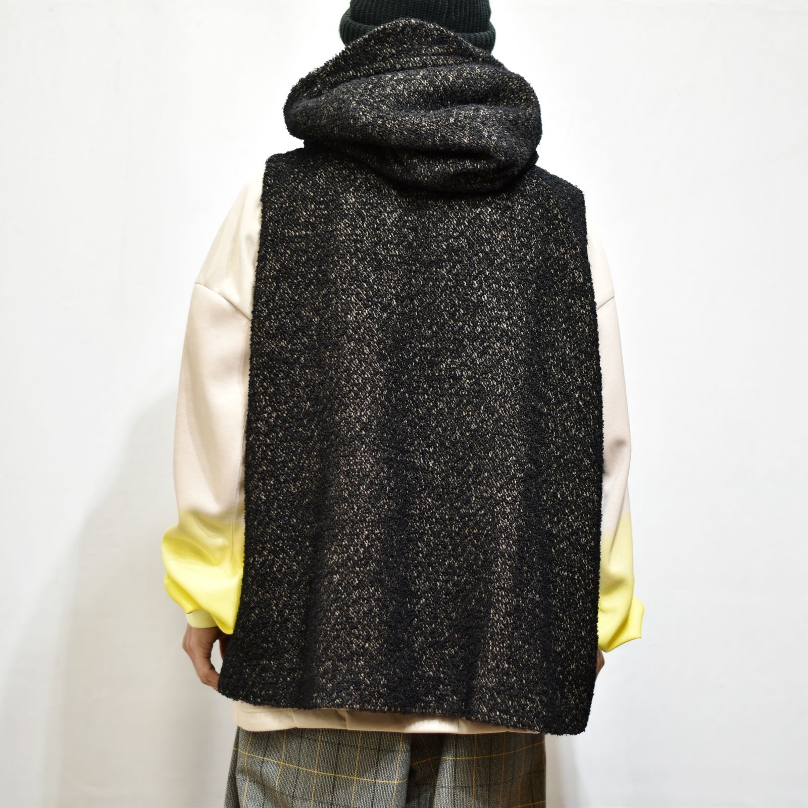 フードベスト / LB22AW-VE01-LYS (BLACK and TAN)