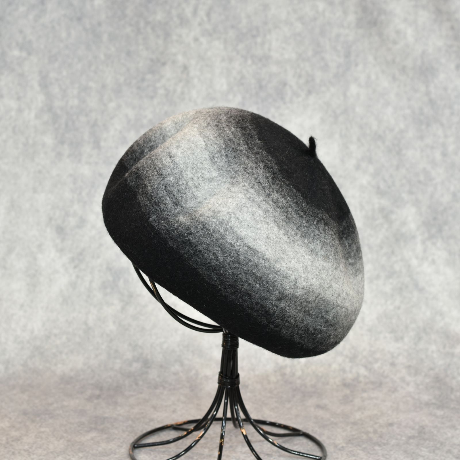 Chimayo Wool Beret "TRUJILLO" (BLACK)｜チマヨ ウール ベレー帽｜Y01023