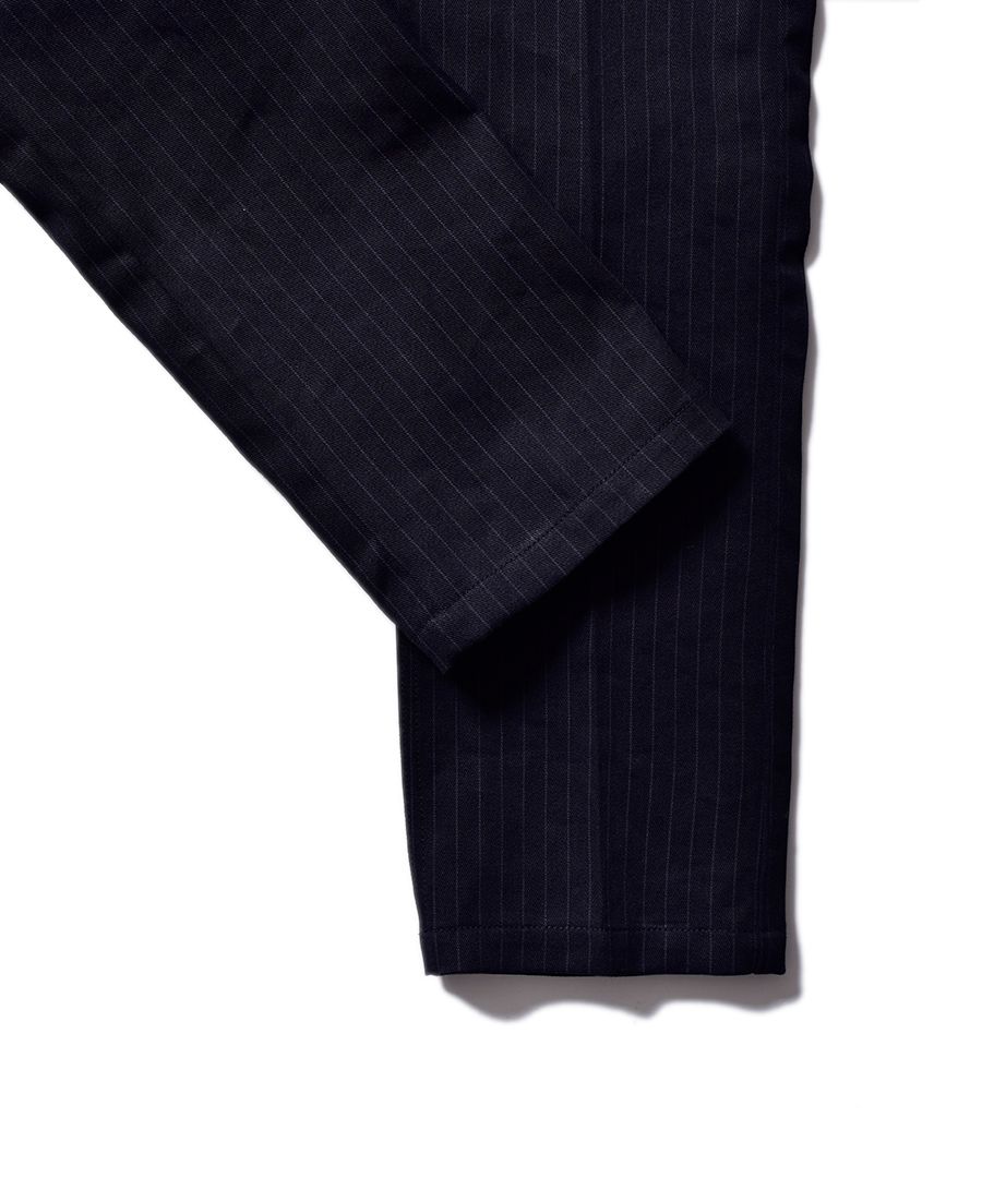 Discharge Stripe Wide Denim Baker PS