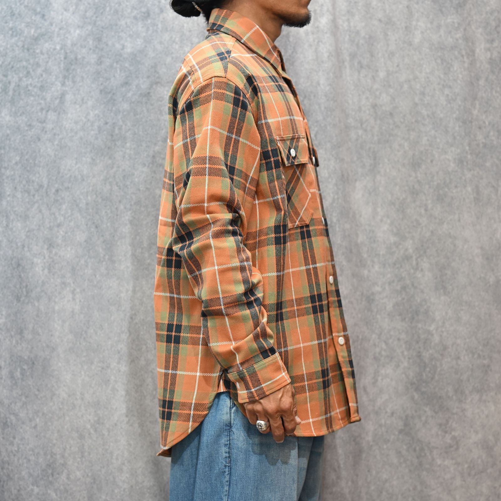 × BIG MAC SHIRT （ORG CHECK）｜× ビッグマック チェックシャツ｜2252-SH61-026