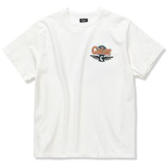 BINDER NECK CALEE WING LOGO VINTAGE T‐SHIRT (WHITE) / バインダーネック プリントTシャツ