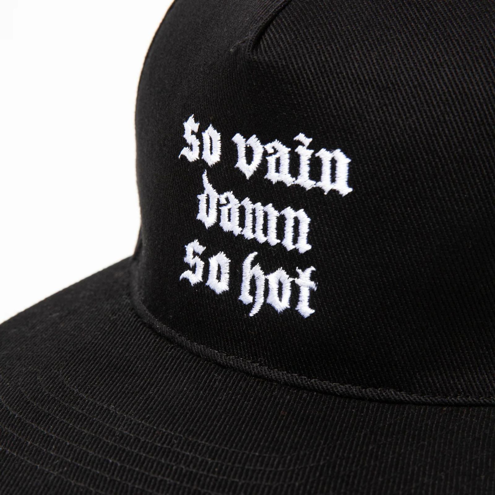 "S.V.D.S.H" TWILL CAP (BLACK) / ツイル ベースボールキャップ