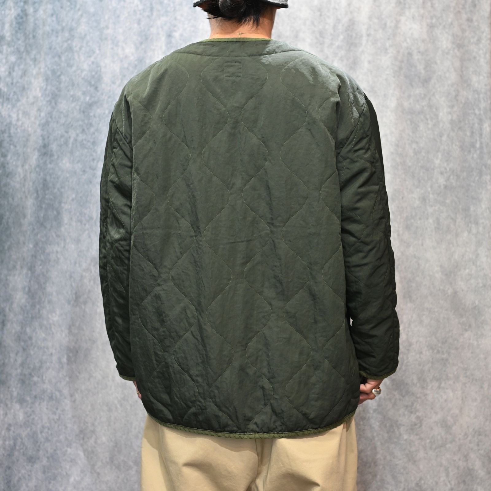 SUPER NYLON MILITARY LINER (OLIVE)|スーパーナイロン ミリタリー ライナー ジャケット (オリーブ) PC-015-2014-52