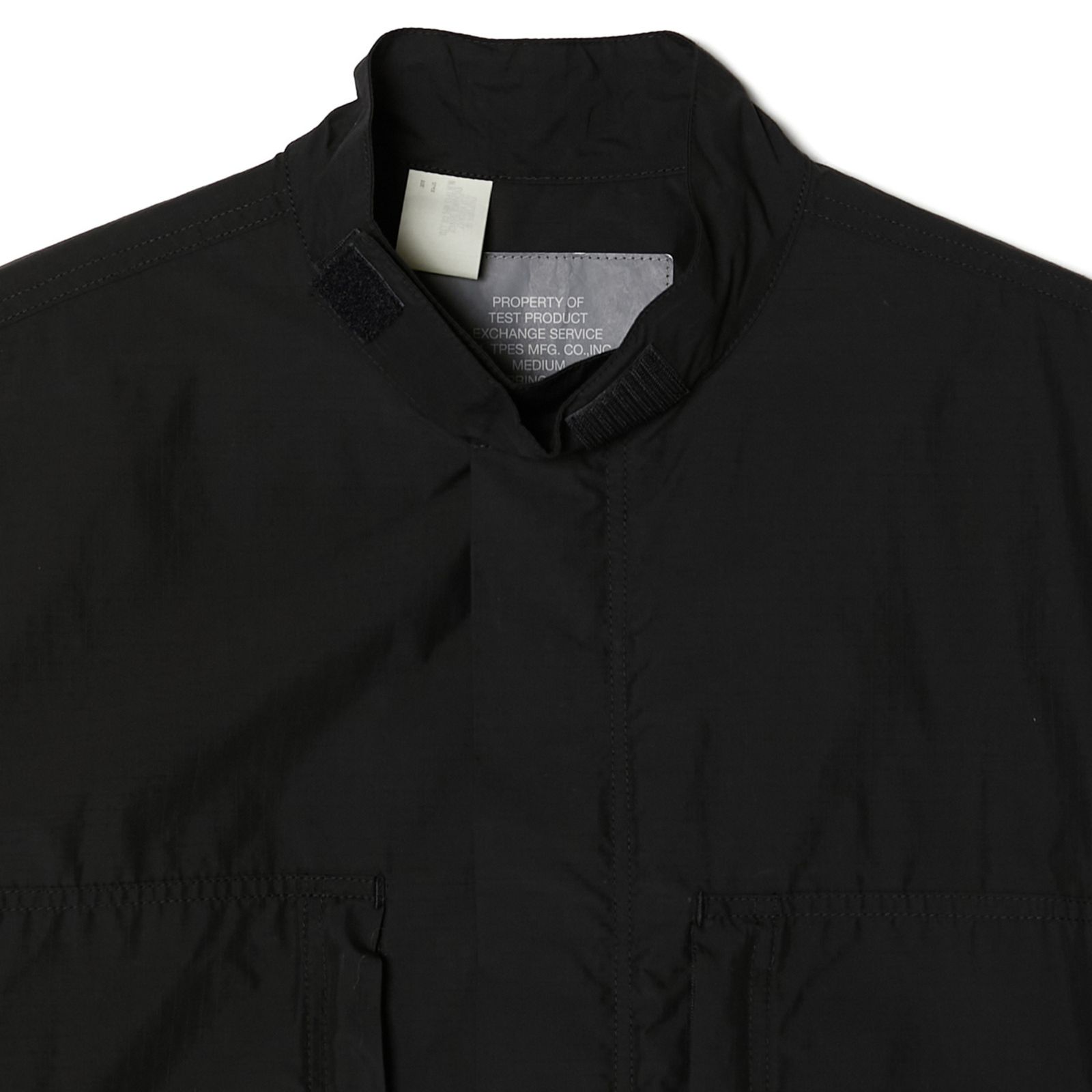 × ArkAir OMBAT SHIRT [N.HOOLYWOOD TEST PRODUCT EXCHANGE SERVICE （BLACK） / コンバット シャツ ブルゾン （ブラック） / 9251-BL01-002