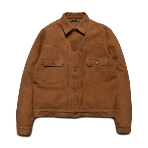 Sheep Suede Trucker JKT （CML） / シープスエード トラッカージャケット  （キャメル）｜2509-8003