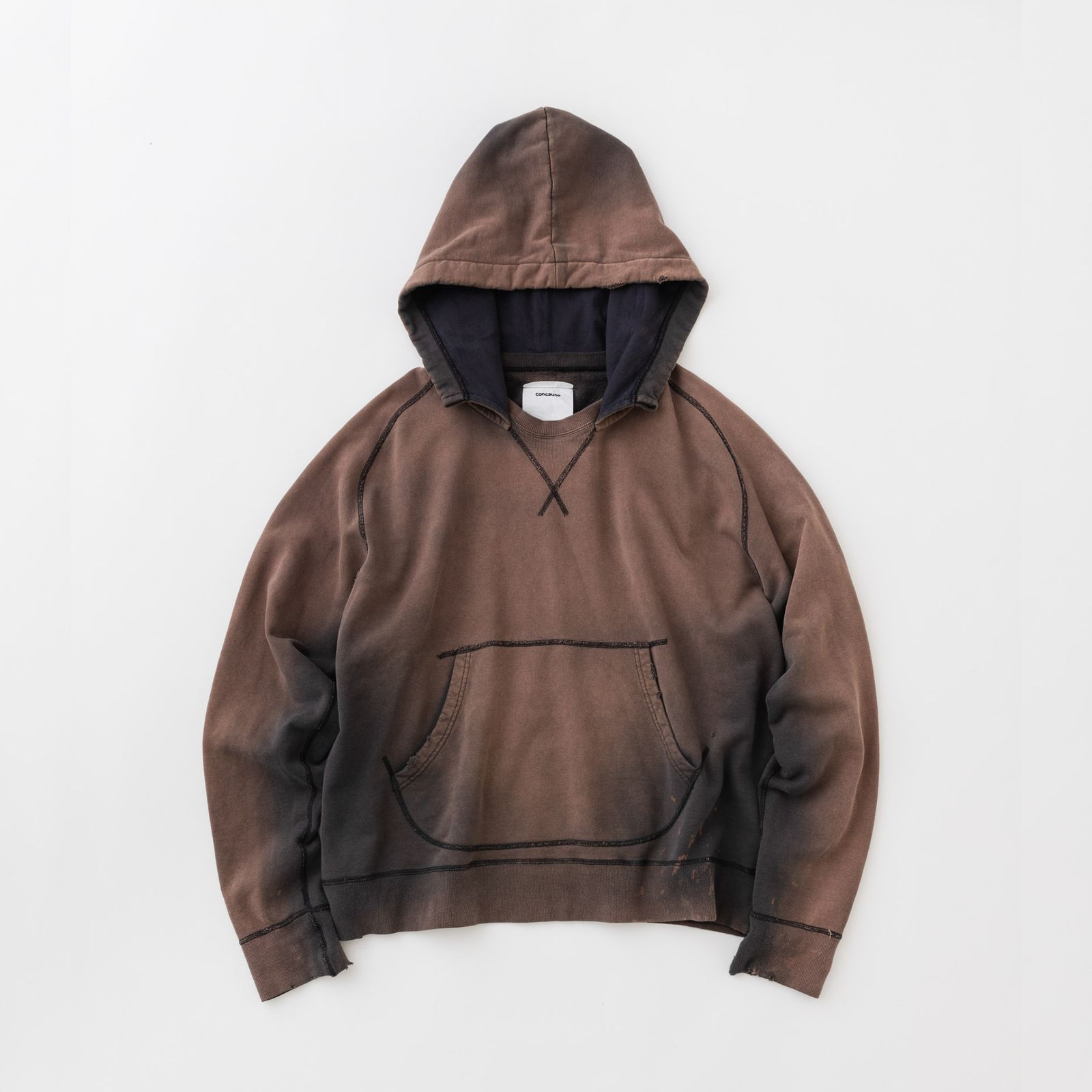 W-V AFTER HOODIE (BLACK / ブラック) パーカー フーディー 2401002M