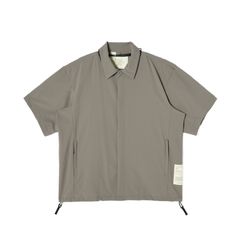 DRAWSTRING SHIRT （GRAY / グレー）｜半袖 シャツ｜9261-SH51-004