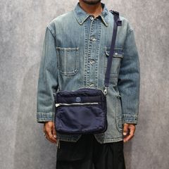 SUPER NYLON SIMPLE SHOULDER BAG (BLUE) / スーパーナイロン ショルダーバッグ （ブルー） PC-015-3075-10