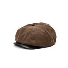 CAL NT LOGO CORDUROY TWO TONE CAS (BROWN)｜コーデュロイ キャスケット｜CL-25AW043