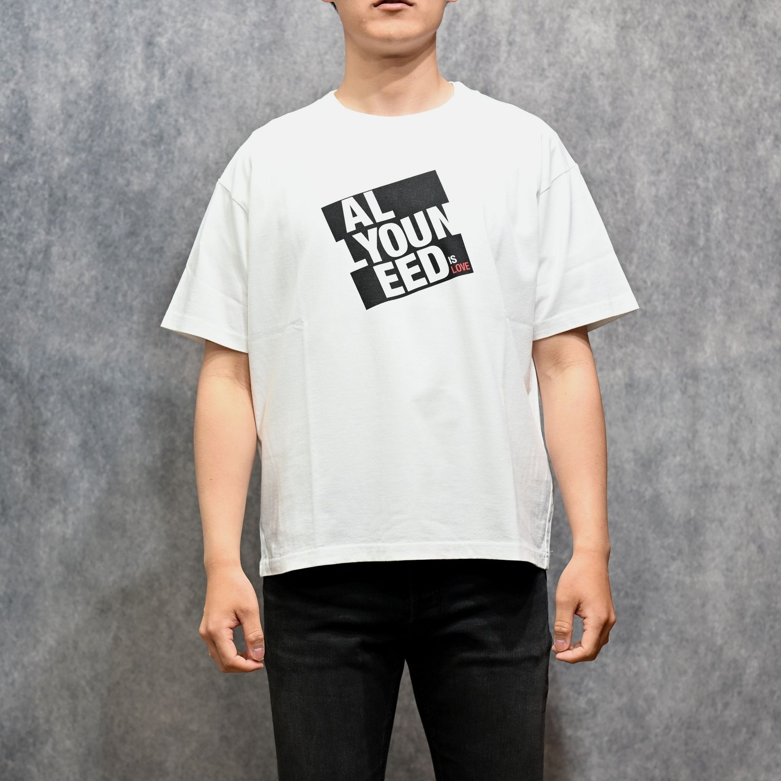 All You Need is Love Tee （WHT） ｜プリントTシャツ (ホワイト)｜2604-4004