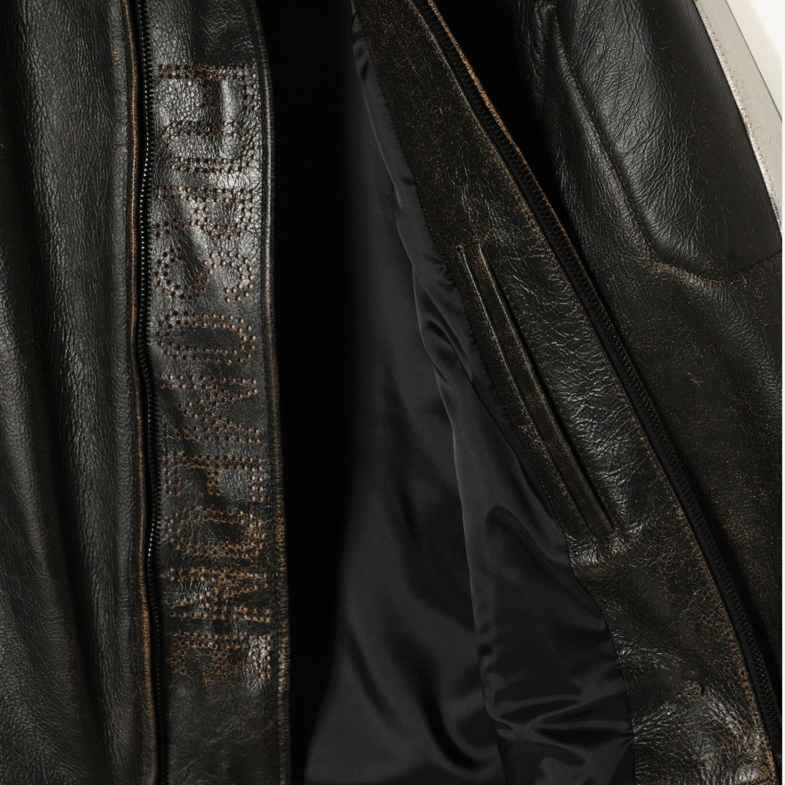 RACING JACKET LEATHER (BLACK) / レーシング レザージャケット （ブラック）