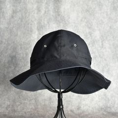 Double Face Sun Hat "NOVA" (BLACK＋GRAY) / ダブルフェイス リバーシブル サンハット