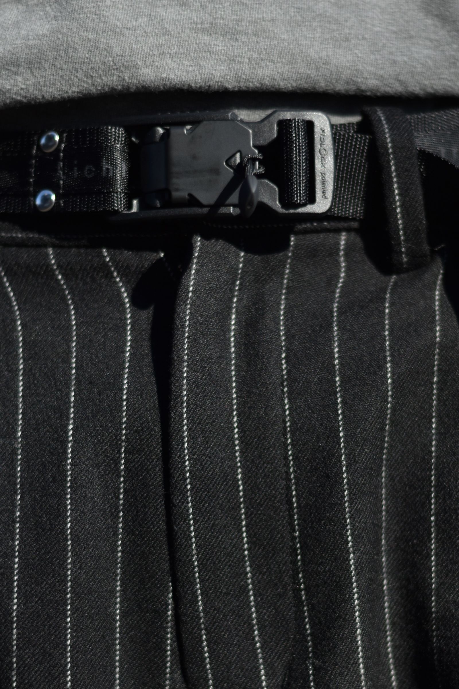 マグネットバックルロングベルト / LB22SS-AC01 (BLACK×BLACK)