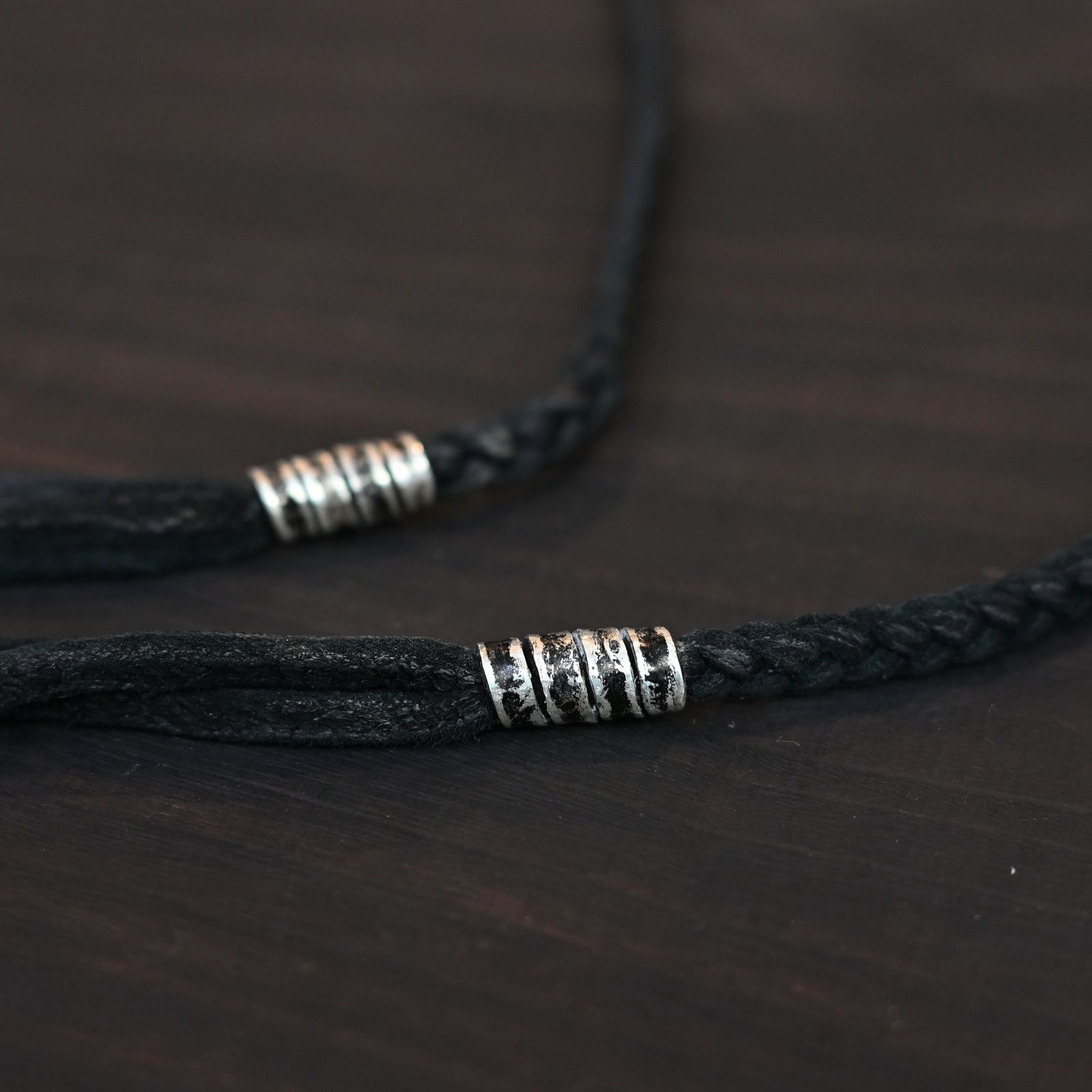 DEER LEATHER CORD 1｜ SILVERS 純銀
