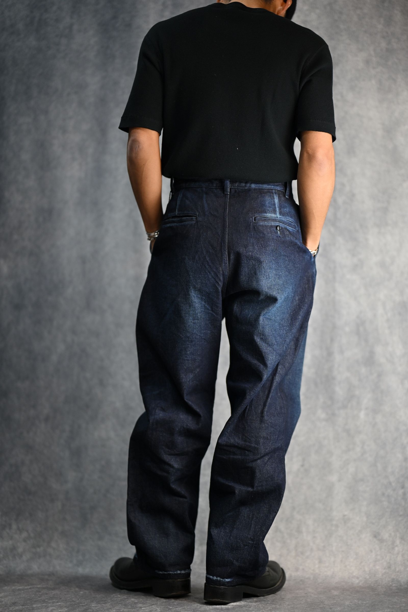 WTNB. Wide Work CPP （RGD） /  ワイド デニム パンツ （インディゴ） YWMND02SP
