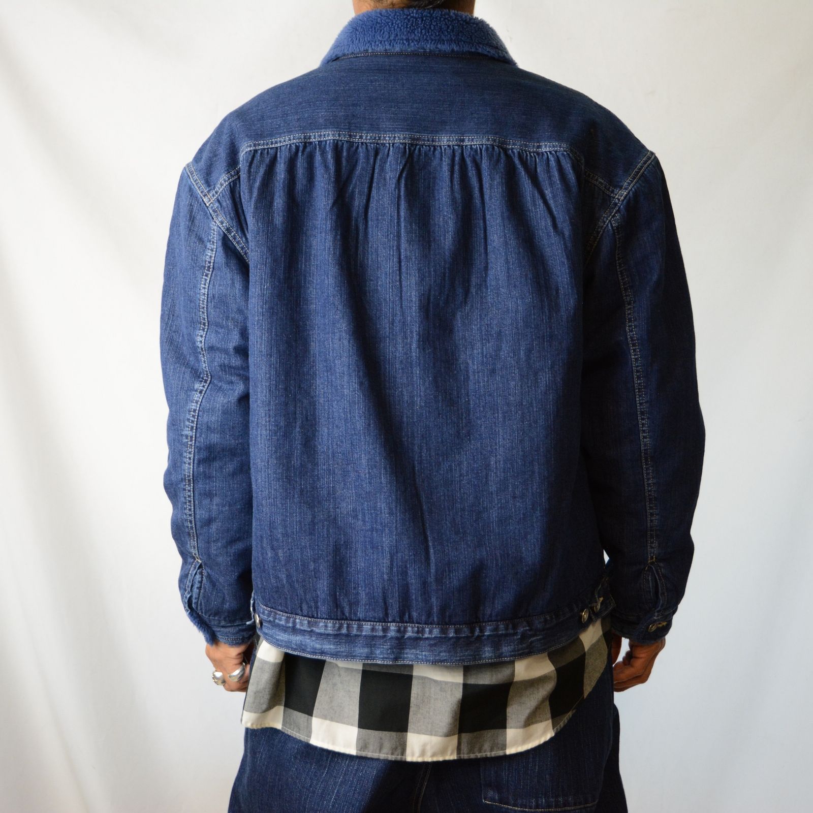 Porter Classic - STEINBECK DENIM BOA JACKET (INDIGO