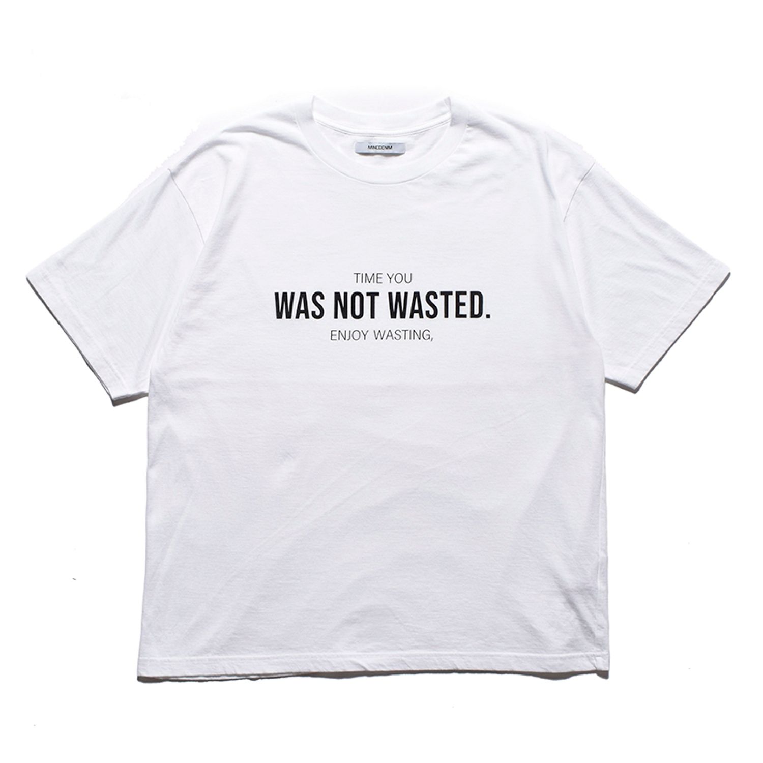 TIME YOU WAS NOT WASTED T-SH （WHITE） / プリントTシャツ （ホワイト） 2505-4004
