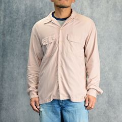 Rayon Open Collar SH （PNK） /  レーヨン オープンカラーシャツ （ピンク） 2502-5002