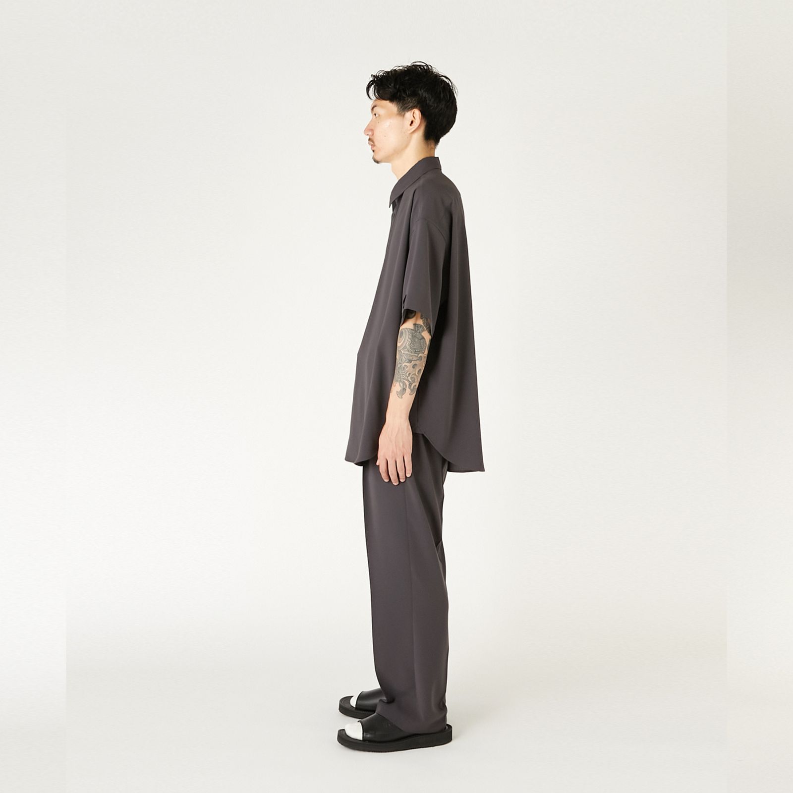HALF SLEEVE SHIRT （CHARCOAL / チャコール）｜ハーフスリーブ シャツ｜2261-SH54-011