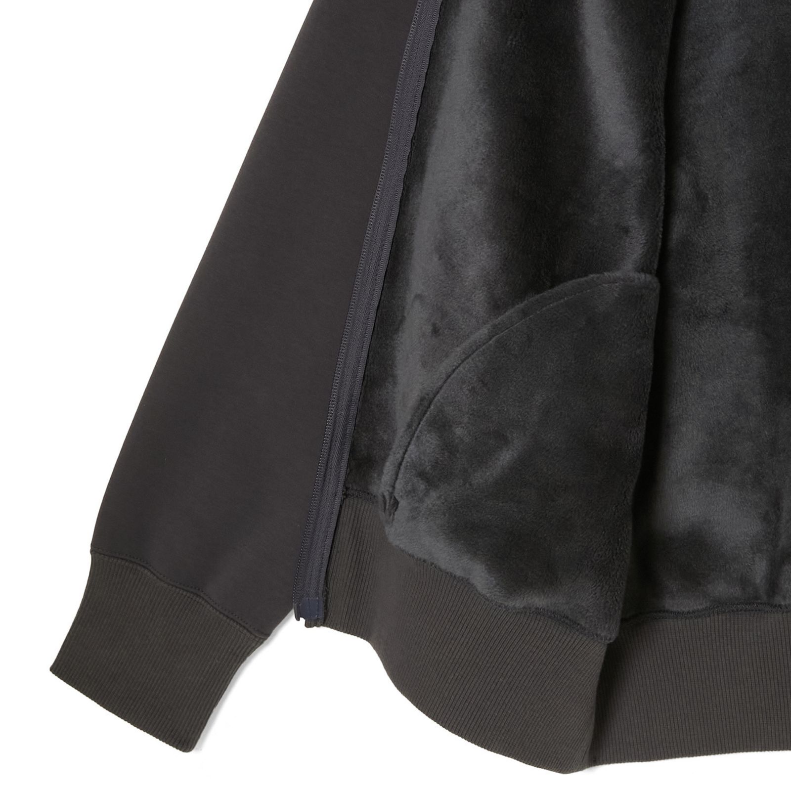 ZIP UP HOODIE （CHARCOAL / チャコール） ジップアップ パーカー｜2262-CS06-025