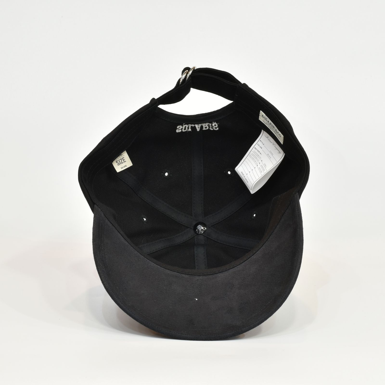 Saling Long Visor Cap "FANBOY" (BLACK)｜キャップ｜Y01010