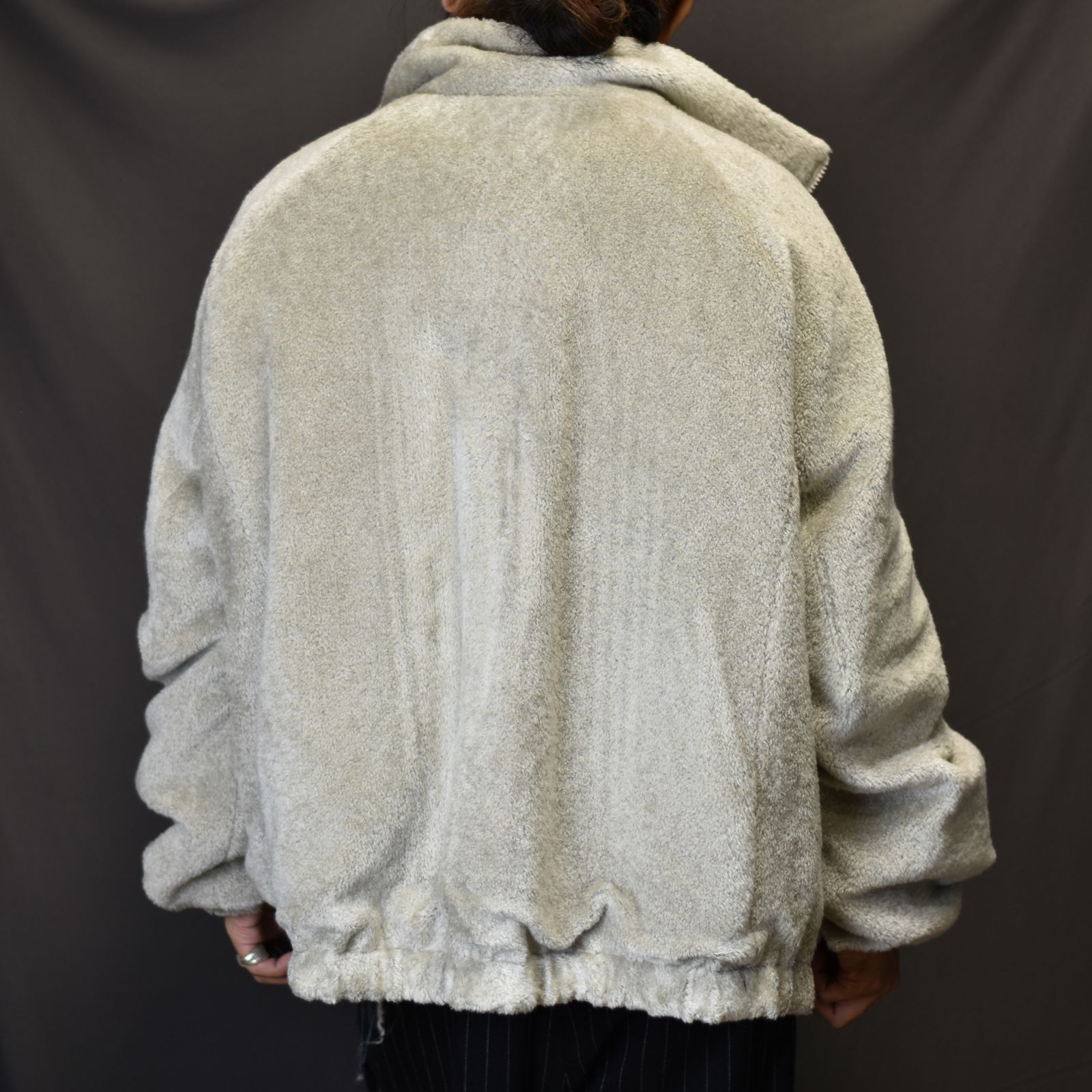 リバーシブルハイネックブルゾン / LB23AW-BL03-PSK (IVORY)