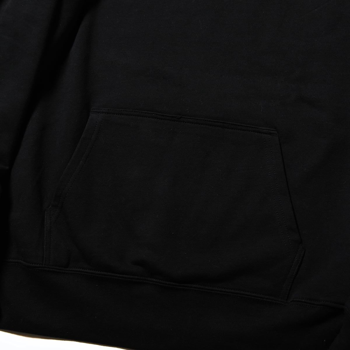 CUTRATE LOGO OMW L/S PULLOVER PARKA (BLACK)
