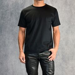 THE LINE スーピマコットン Tシャツ （BLACK） T-268