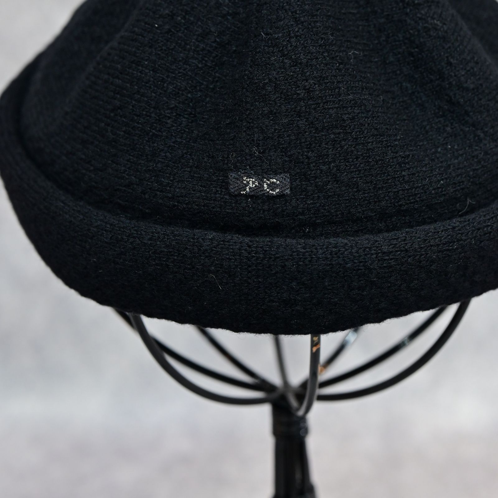 TWEED KNIT FISHERMAN’S CAP （BLACK）｜ツイード ニット フィッシャーマン キャップ （ブラック） PC-031-3651-10