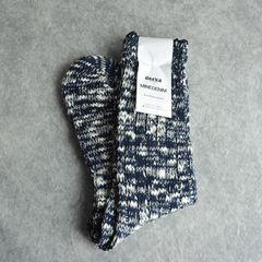 decka* MINEDENIM Melange Rib SOX （DNY） /  リブソックス （ダークネイビー）