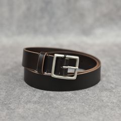 Leather Officer Belt （DBR） / レザー ベルト （ダークブラウン） / LBT-017