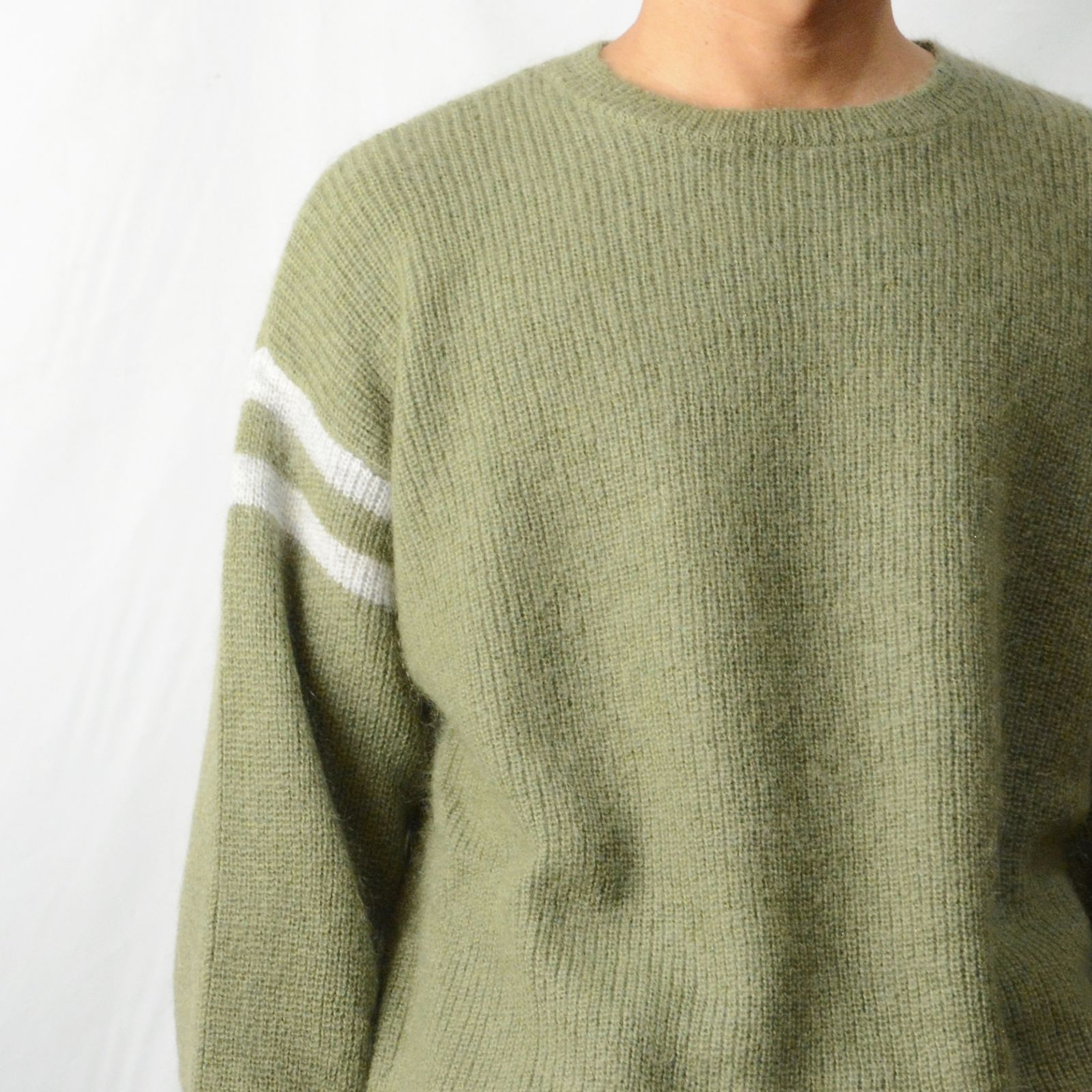 モヘア プルオーバーニット （GREEN）