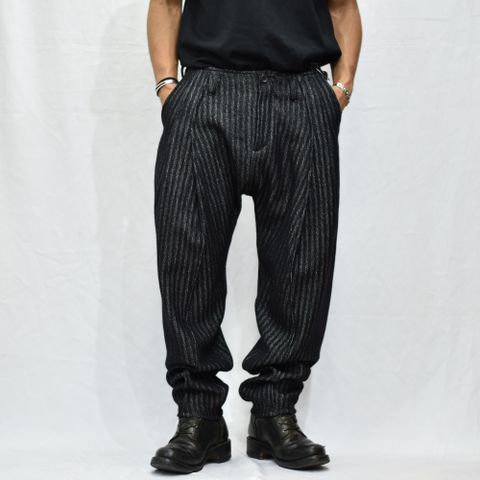 WOOL COTTON PANTS 2TUCK UNLINED BP-1