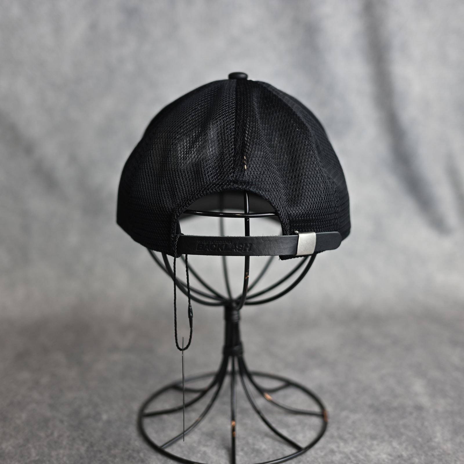 Furniture Leather メッシュキャップ （BLK×WHT / ブラック×ホワイト）  892-02