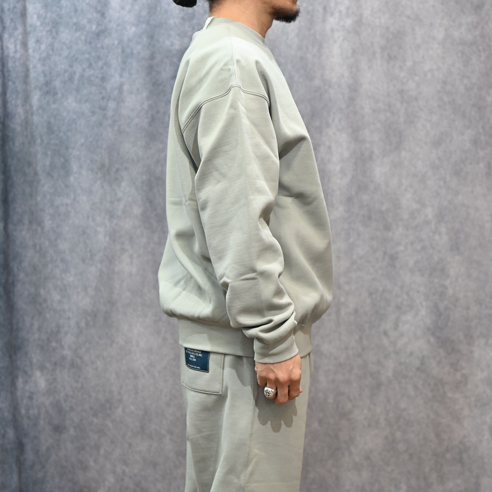 EXCHANGE SERVICE SWEAT SHIRT （BEIGE） / エクスチェンジ スウェットトレーナー （ベージュ） 9252-CS81