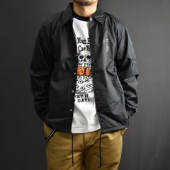 ×VENICE8 COFFEE HOUSE P.Y.F NYLON COACH JACKET (BLK) / ナイロン コーチジャケット