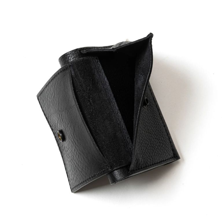 CALEE - STUDS LEATHER MULTI WALLET (BLACK) / スタッズ レザー CALEE - STUDS LEATHER MULTI WALLET (BLACK) / スタッズ レザー