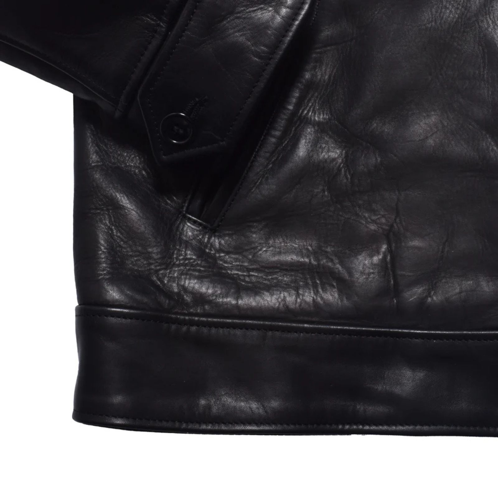 Leather Zipup JKT （BLK）｜レザージャケット｜2602-8001