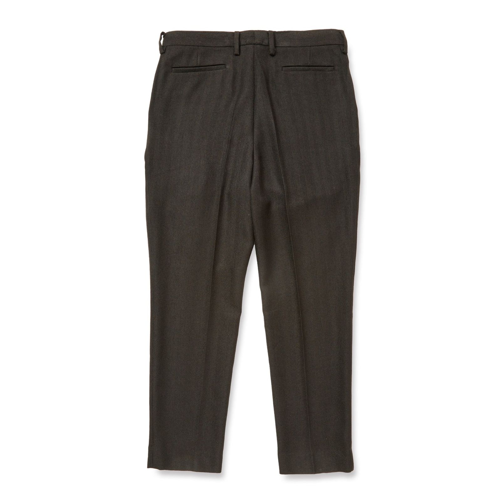 VINTAGE TYPE HERRINGBONE SLACKS (BLACK)|ヘリンボーン スラックス|CL-25AW032
