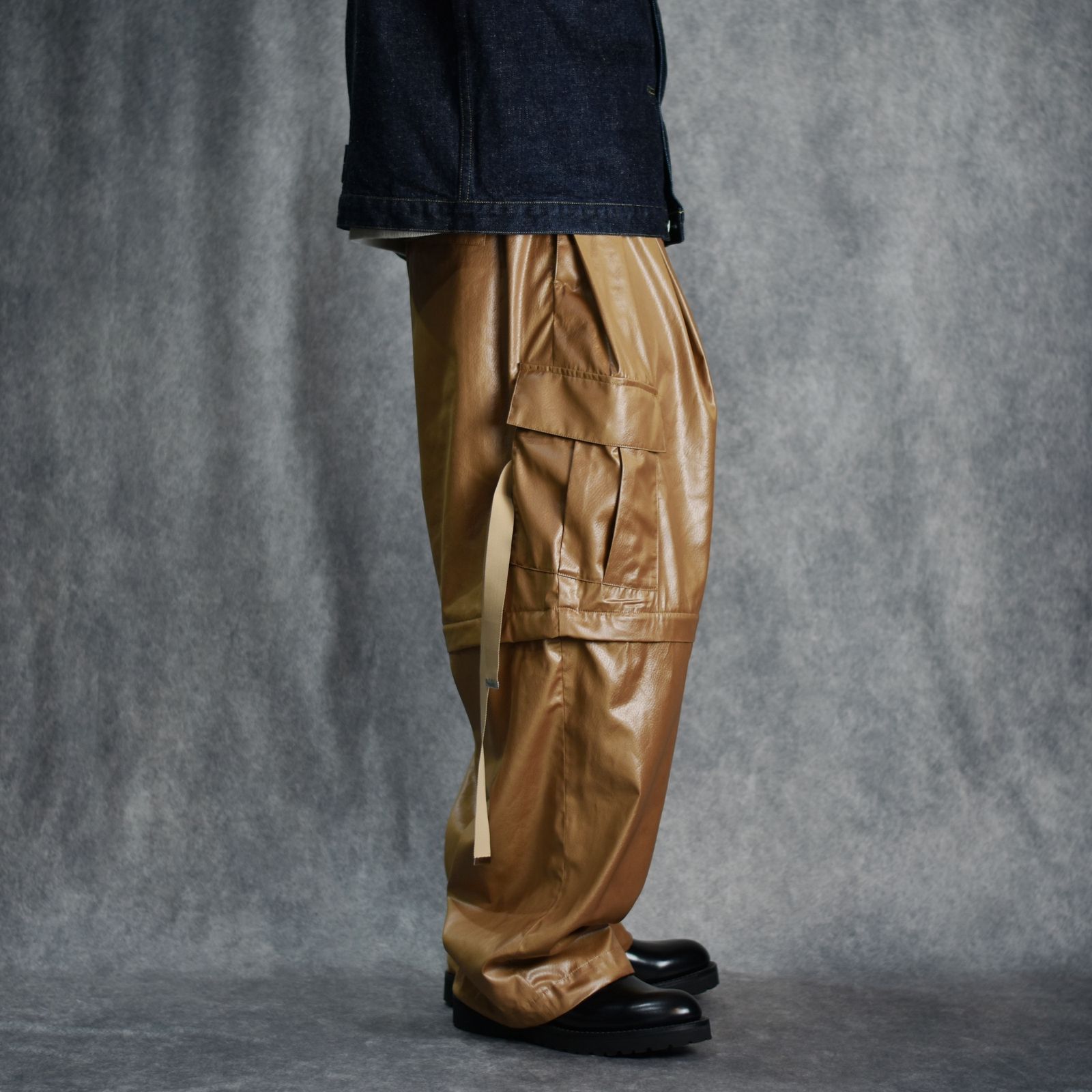 デタッチャブルワイドカーゴパンツ / LB25SS-PT05-FFL (BROWN)