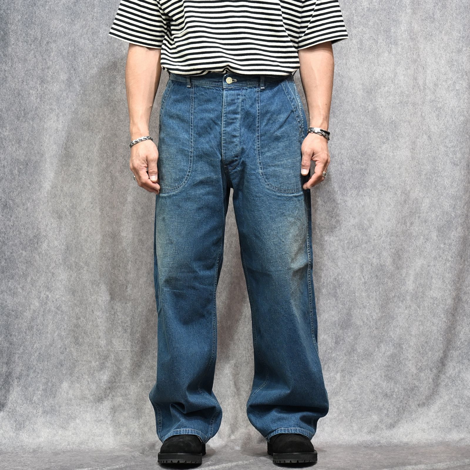 USN DENIM TROUSERS （USD） / USネイビー デニムトラウザー （インディゴ） 2026SS-PT4-YT