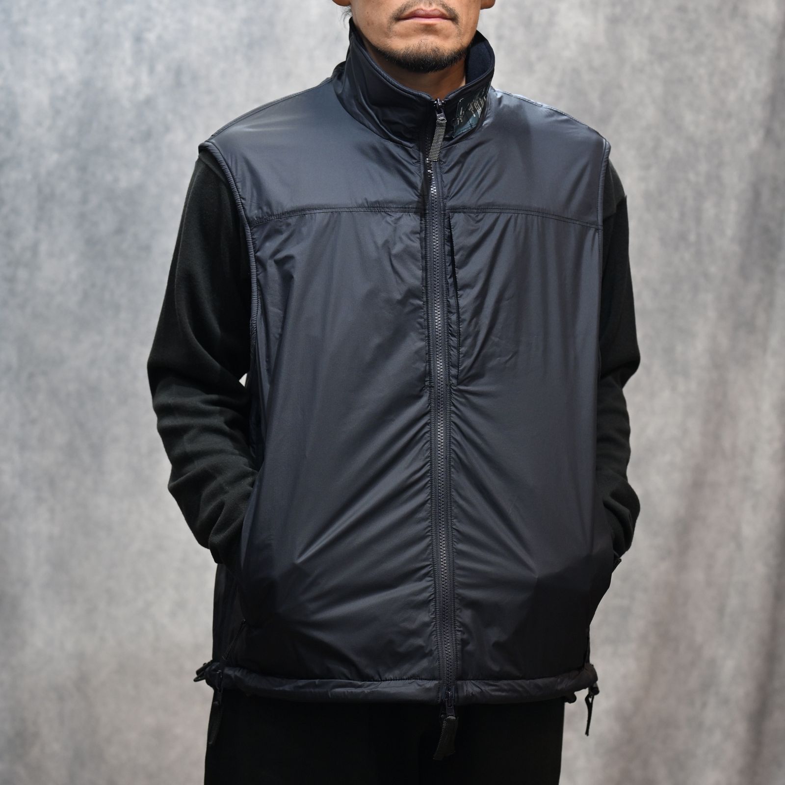 REVERSIBLE VEST （NAVY）｜リバーシブル ベスト｜9252-VE01-003