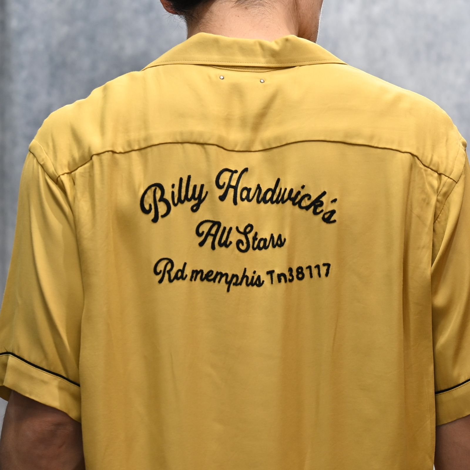 B.H.All Stars Rayon Bowling SH （YEL） ボーリング 半袖シャツ （イエロー）｜2605-5001