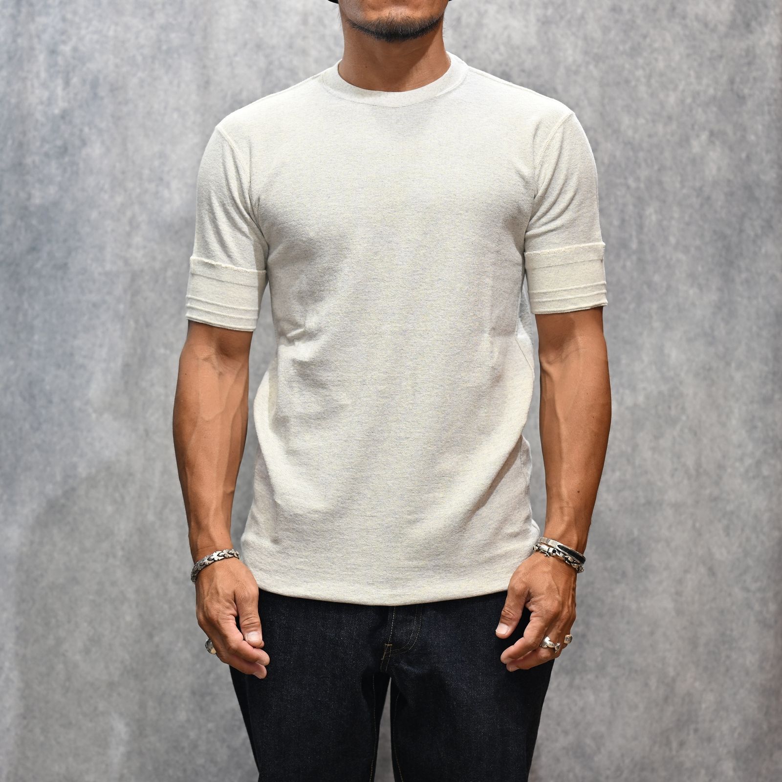 Thermal Crewneck T-SH （OWH） / サーマルTシャツ （オフホワイト） / 2508-4003