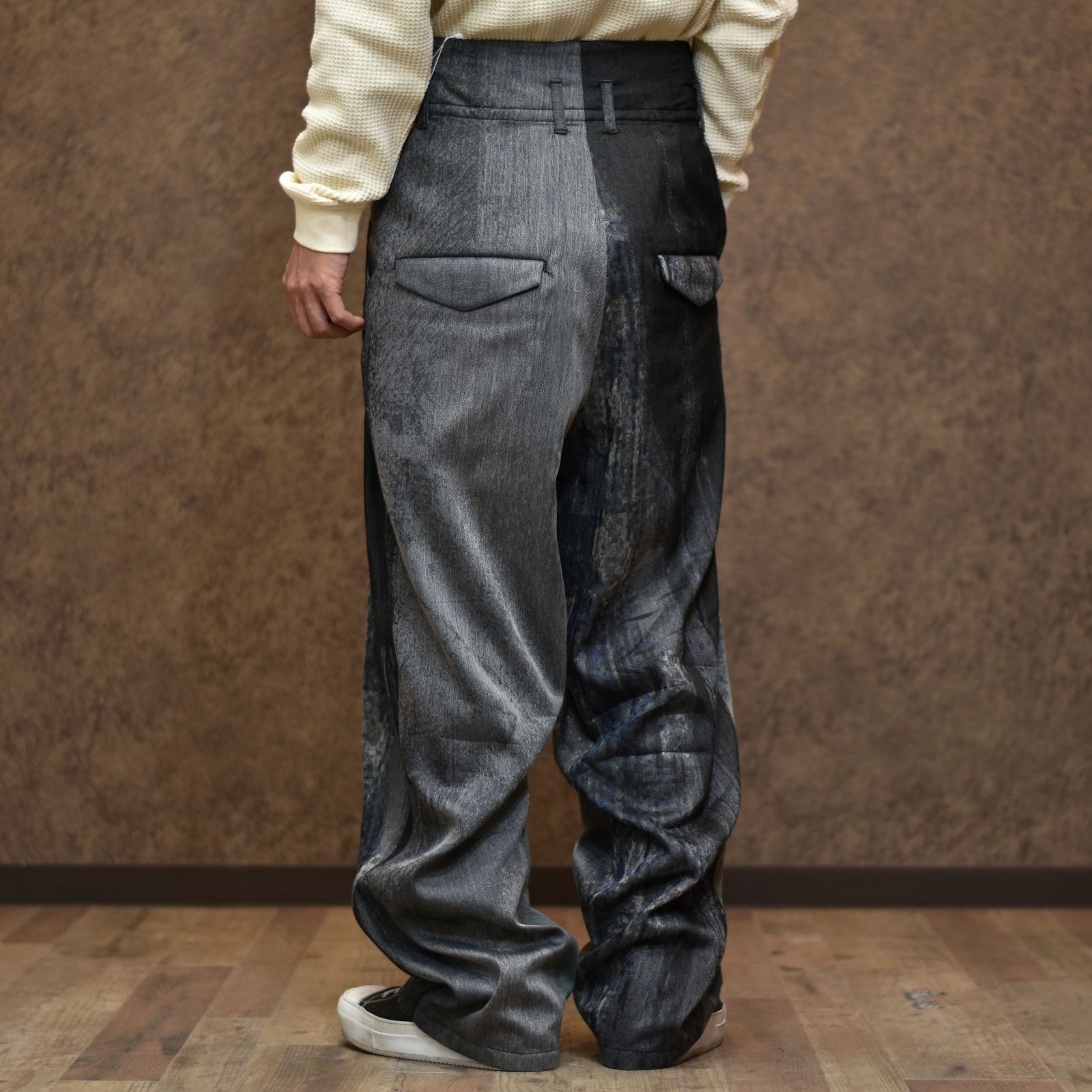 ハイウエストワイドパンツ / LB22SS-PT03-JQ (SKY BLUE GREY)