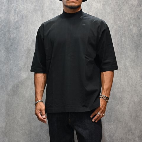 Heavyweight Mockneck T-SH （BLK） / モックネック カットソー （ブラック） / 2508-4002